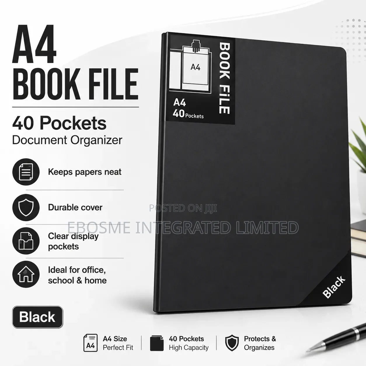 A4 Book File Organizer