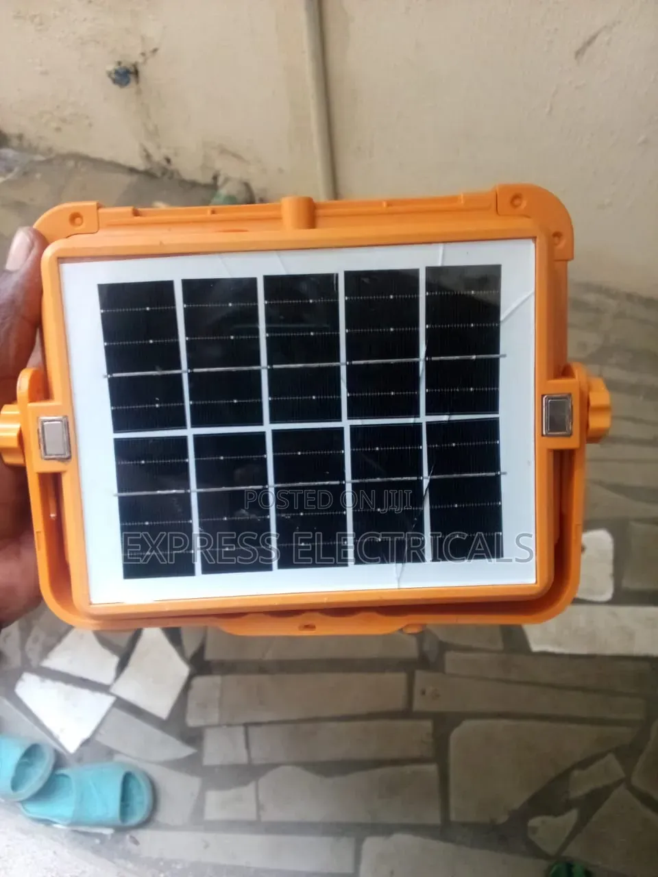 Solar Led Floodlight +I Ip66 + Panel - Outdoor Security Light