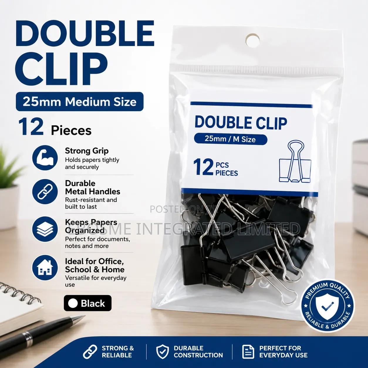Double Clip Binders