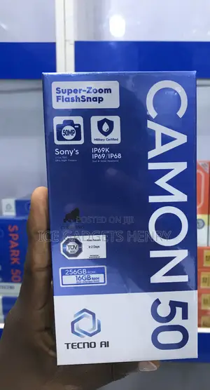 New Tecno Camon 50 256 GB