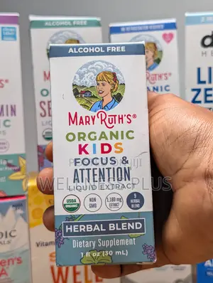 Maryruth's Kids Focus Attention | Organic Drops | Ages 4+