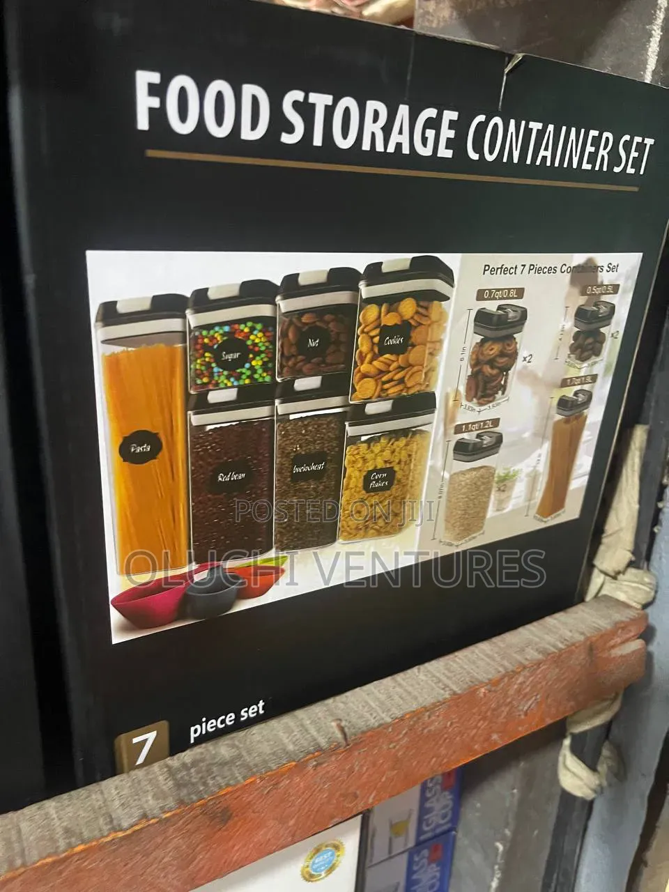 Your 7 PCS Storage Containers Are Available