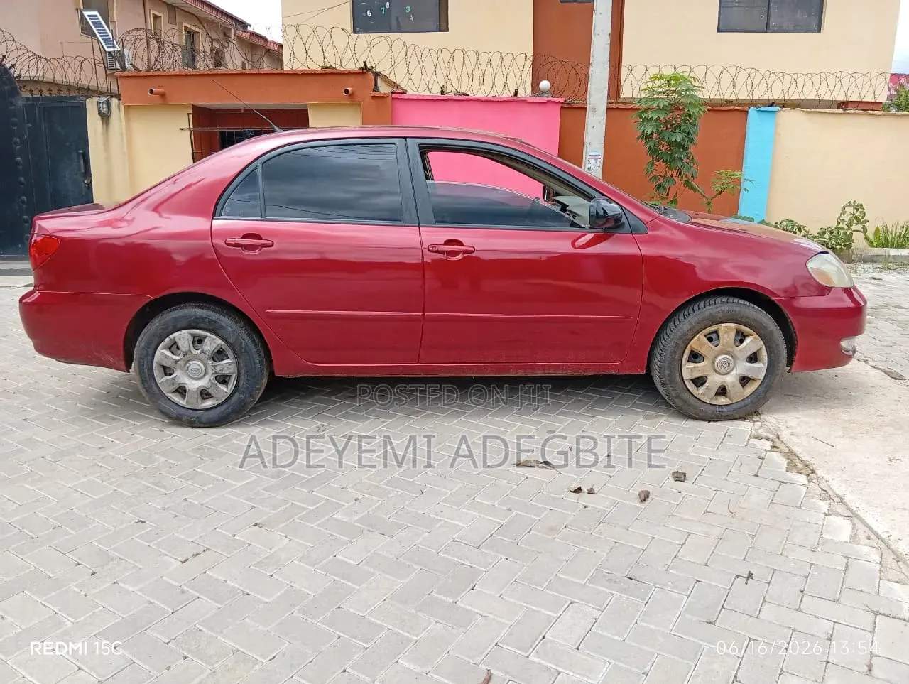 Toyota Corolla 2007 Red