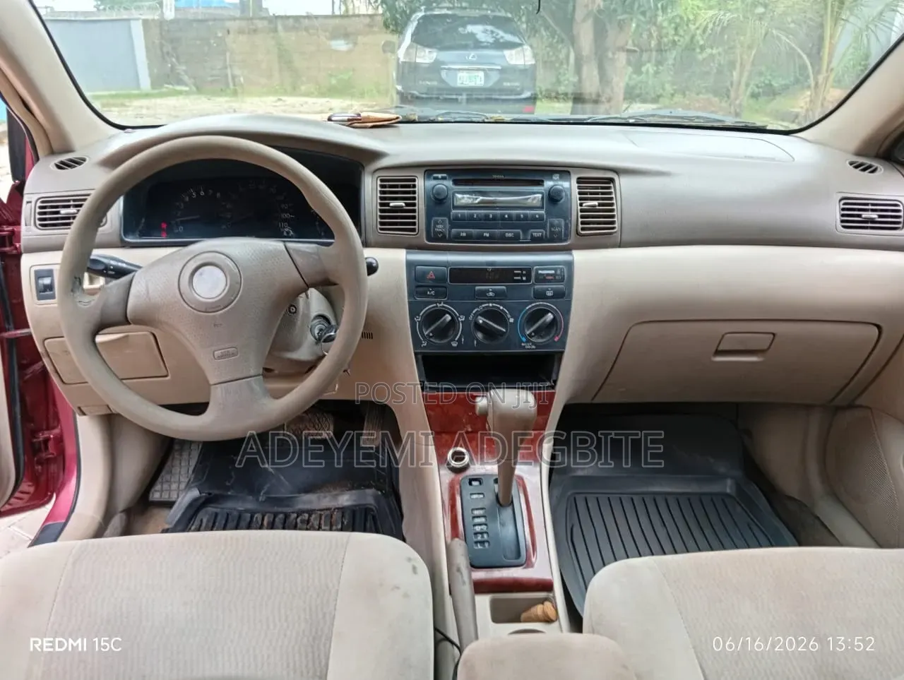 Toyota Corolla 2007 Red