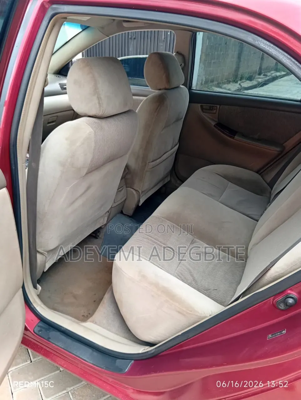 Toyota Corolla 2007 Red