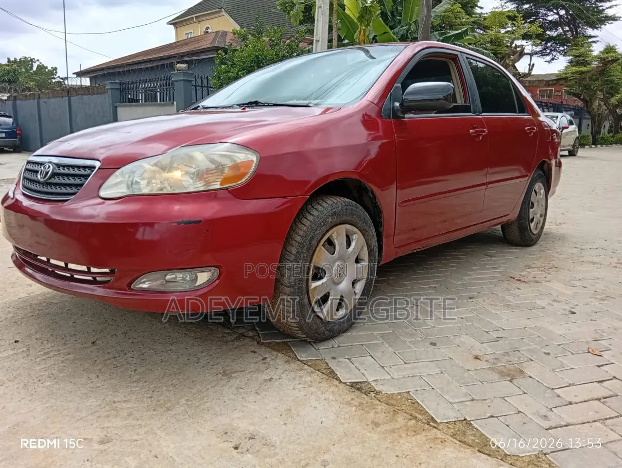 Toyota Corolla 2007 Red