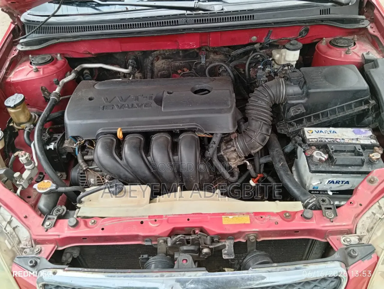 Toyota Corolla 2007 Red