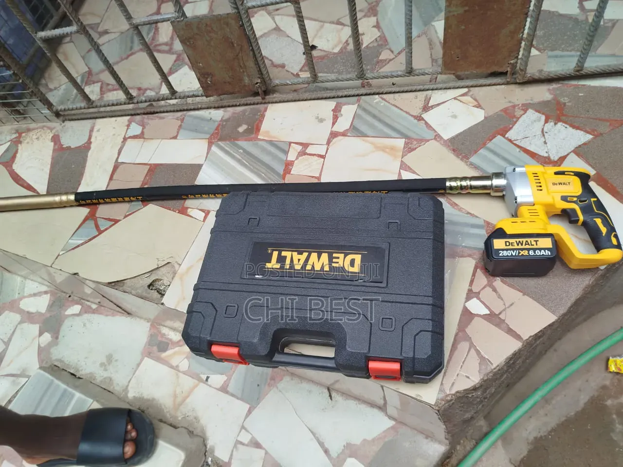 Cordless Concrete Poker Vibrator Machine