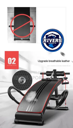 150kg Deluxe Adjustable Sit Up Abdominal Bench Press Weight Situp