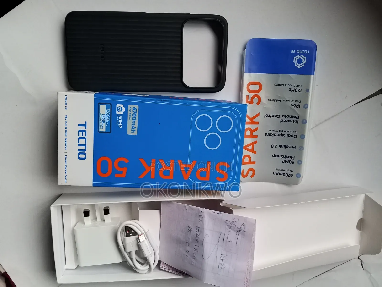 New Tecno Spark 50 128 GB Black