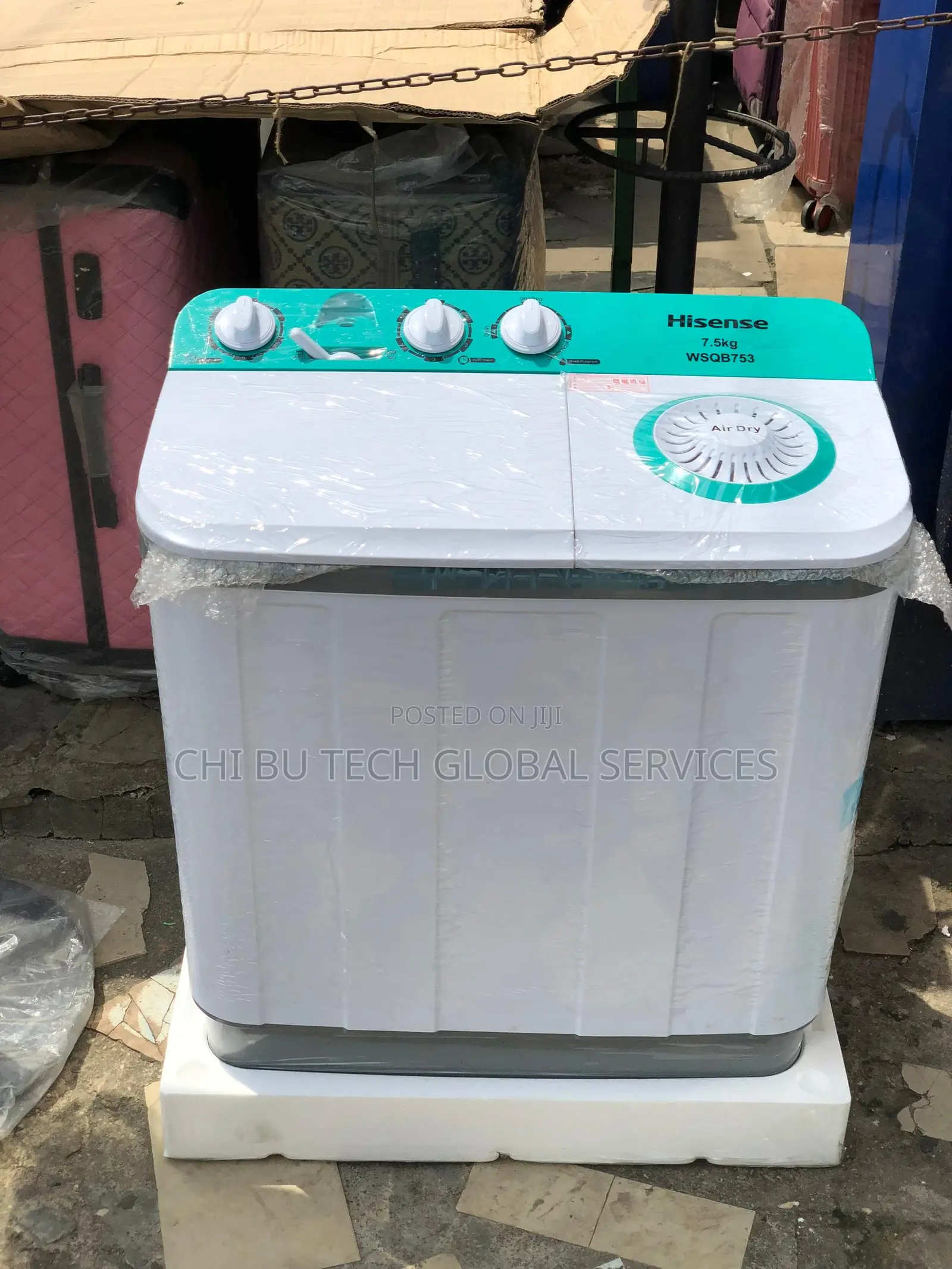 Hisense Washing Machine 7.5kg Semi Automatic It Has Automatic Timer