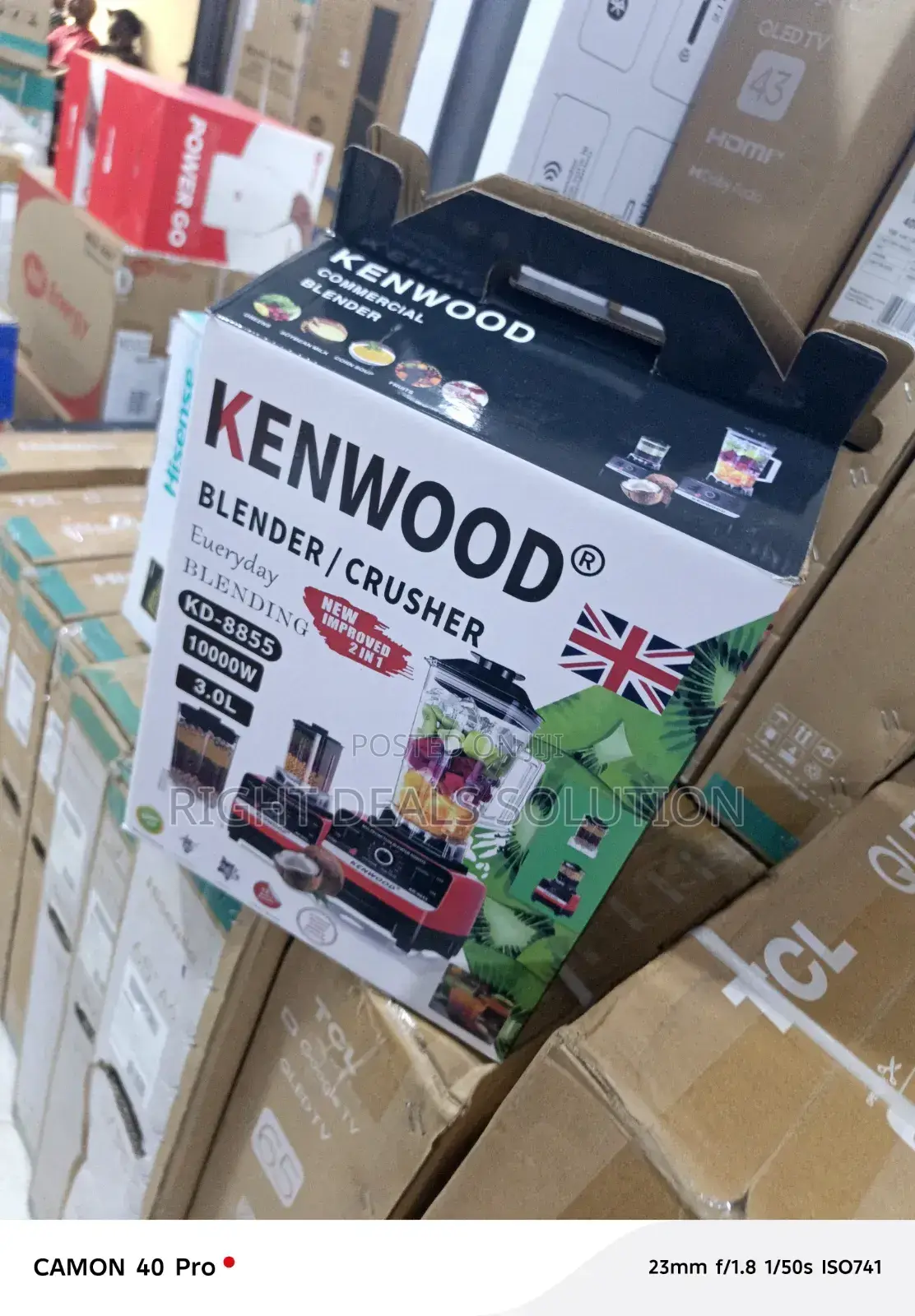 Kenwood Extra-Powerful Blender for Restaurants