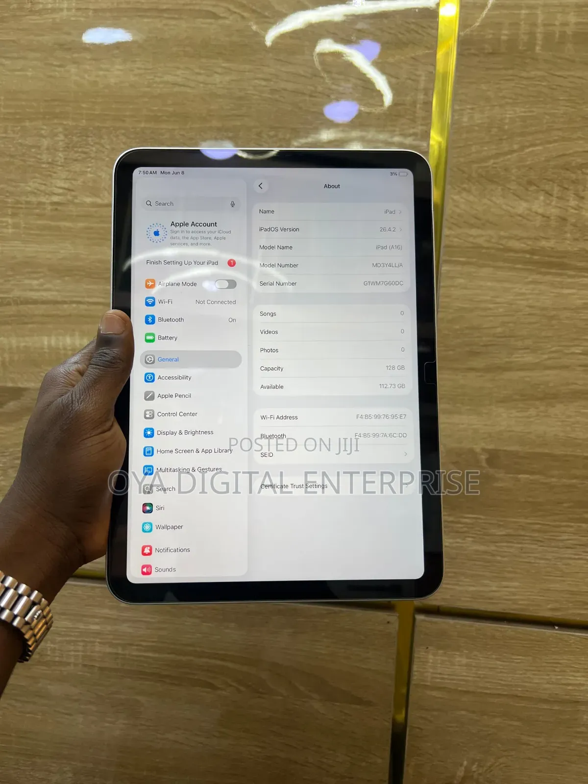 Apple iPad (2025) 128 GB Silver