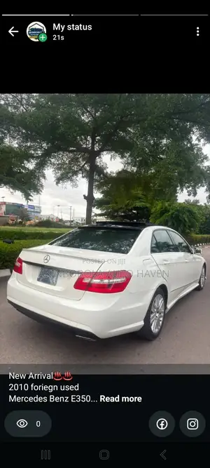 Mercedes-Benz E350 2010 White