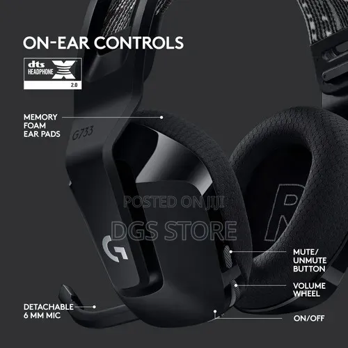 Logitech G733 Wireless RGB Gaming Headphone