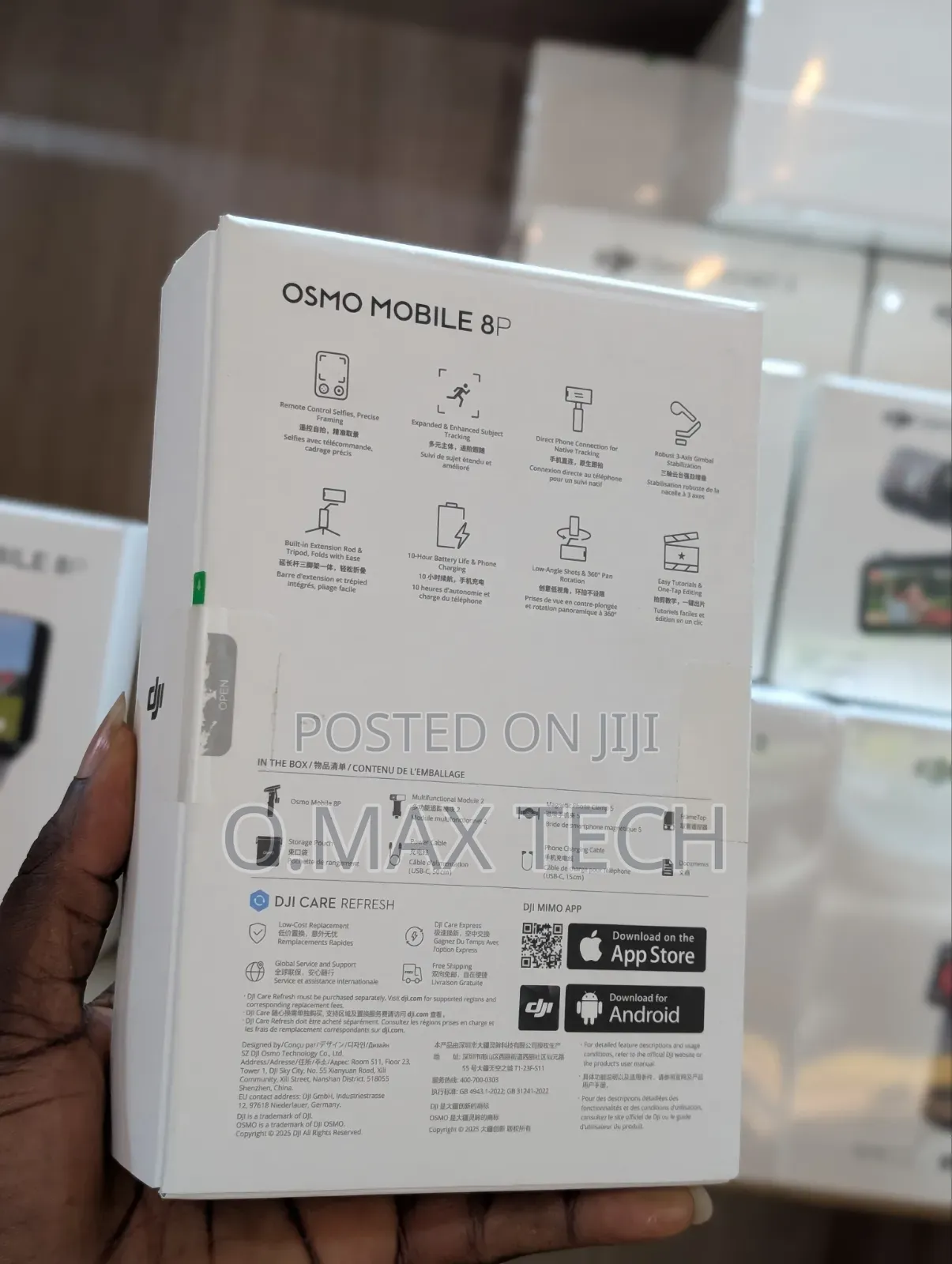 Dji Osmo Mobile 8p Gimbal Advanced Tracking Combo