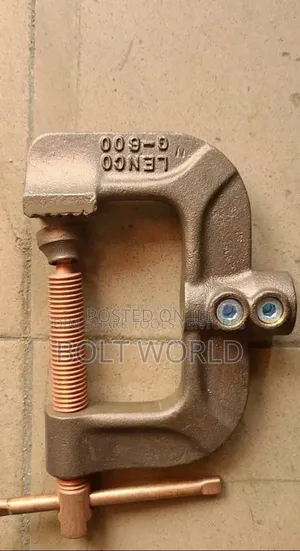 Original Brass Earth Clamp 4"