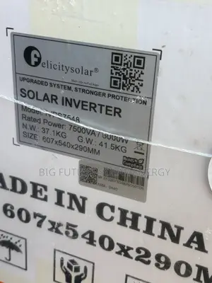7.5kva Felicity Solar Inverter 48v