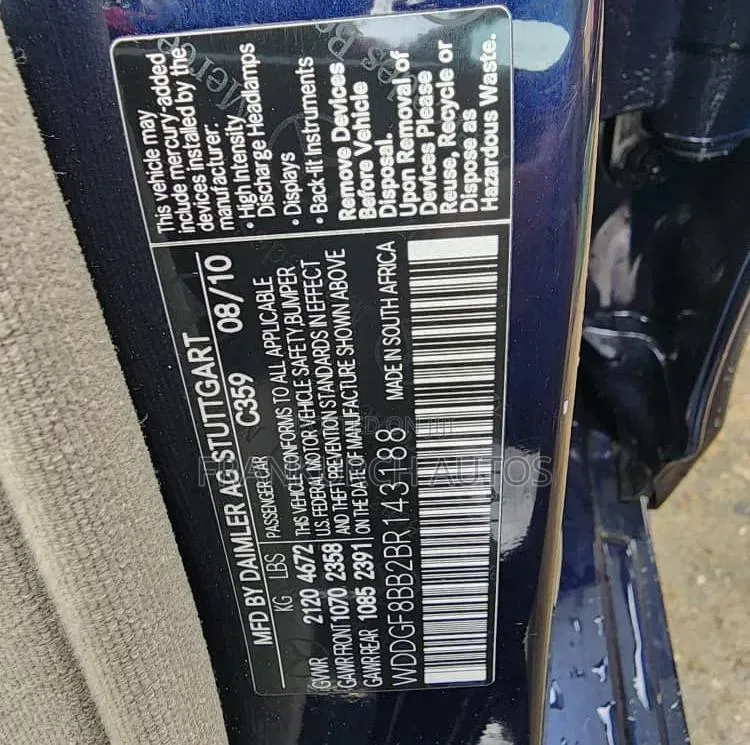 Mercedes-Benz C300 2010 Blue