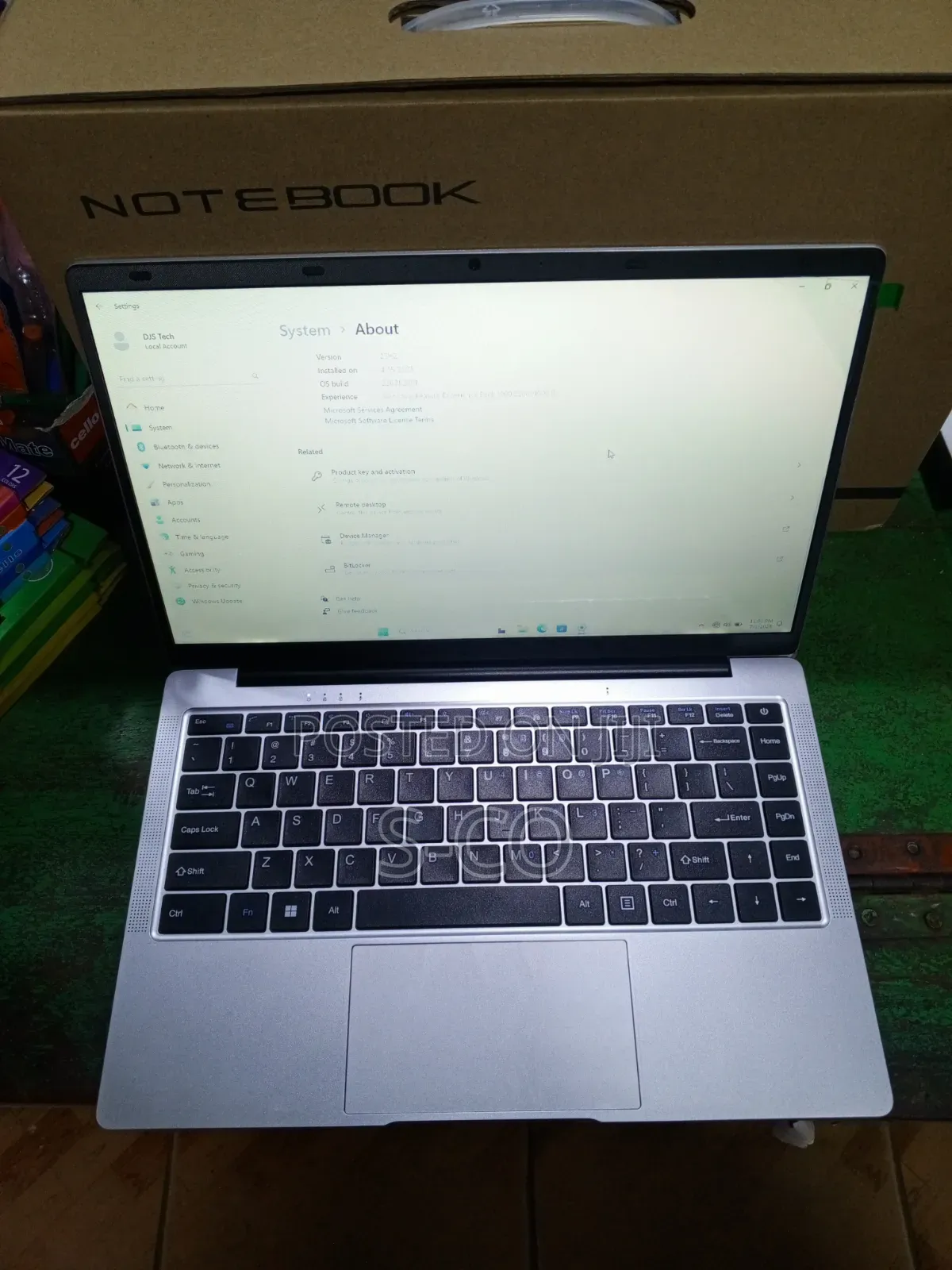 New Laptop 6GB Intel Core i3 SSD 128GB
