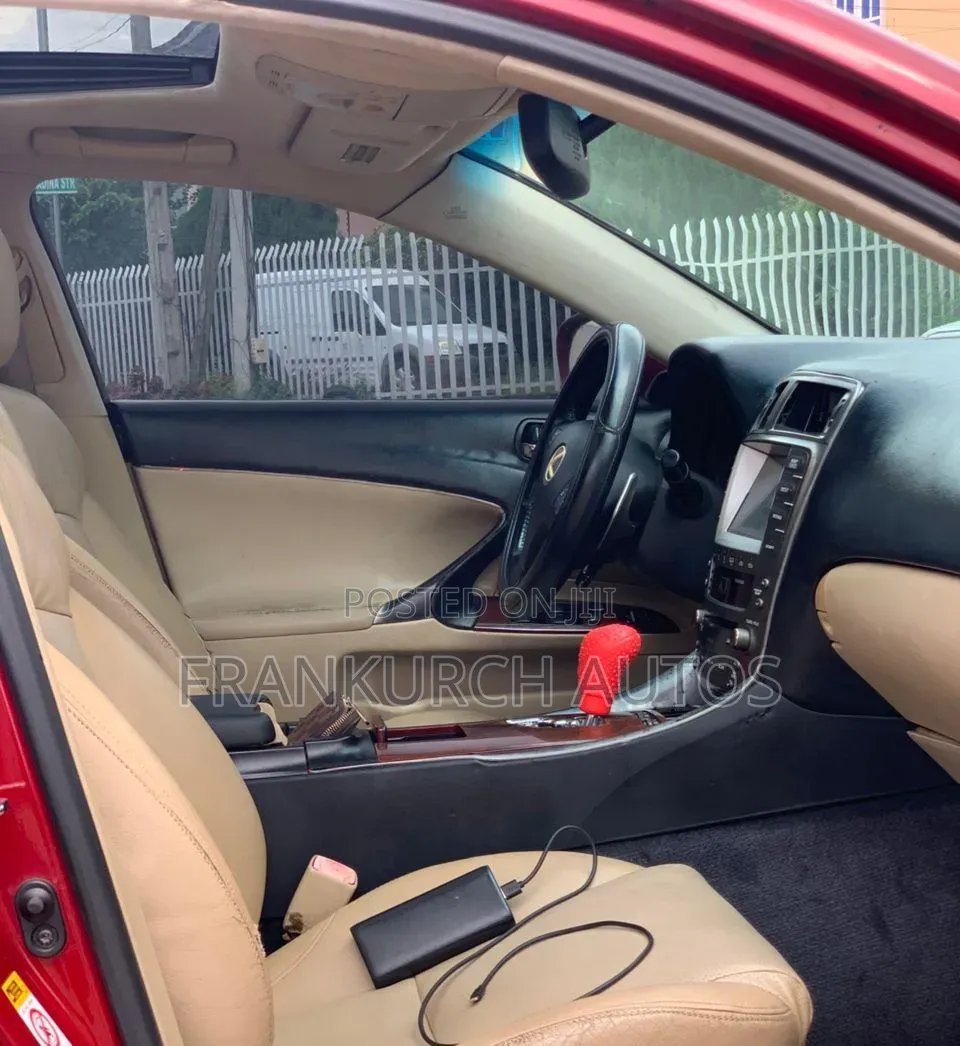 Lexus IS 2008 Red