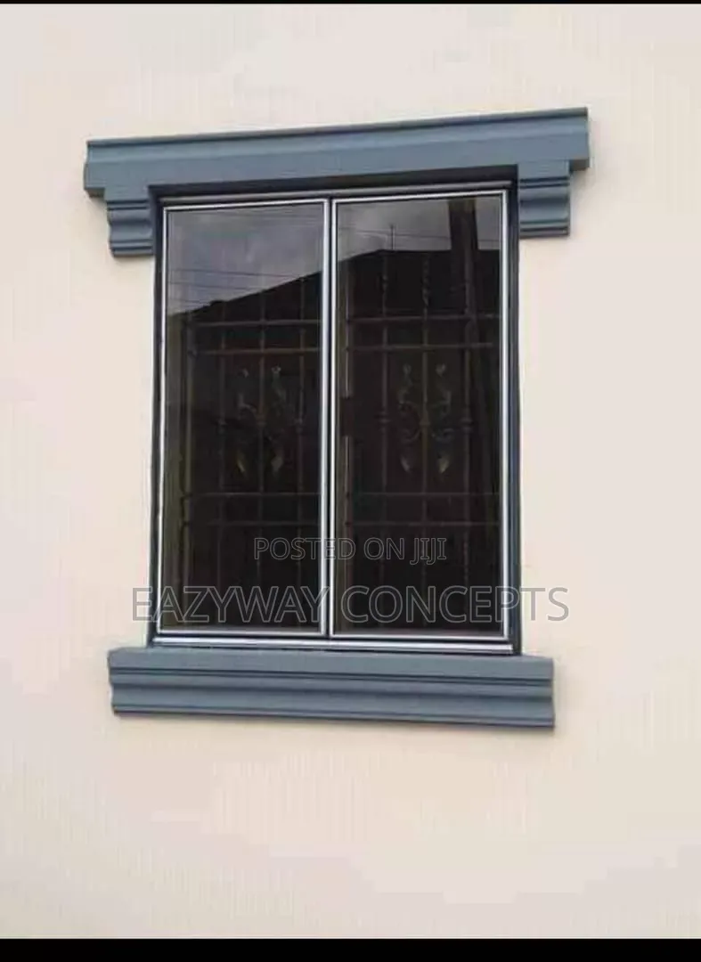 Grey Transorm Window
