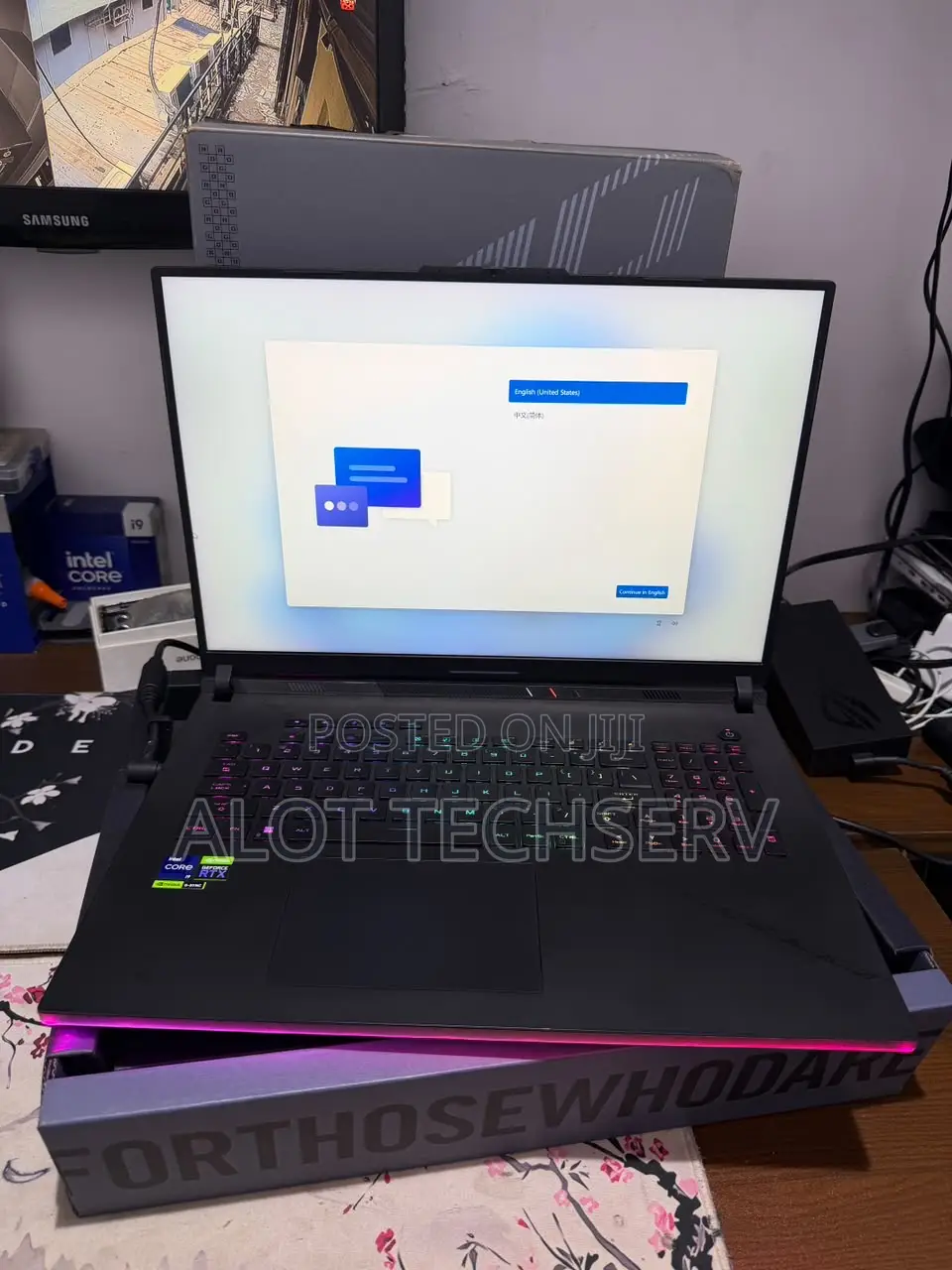 Laptop Asus ROG Strix G17 32GB Intel Core i9 SSD 2T