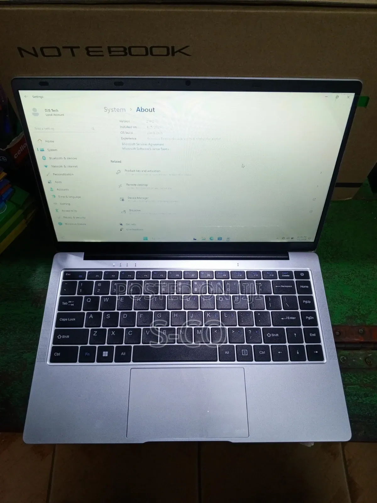 New Laptop 6GB Intel Core i3 SSD 128GB