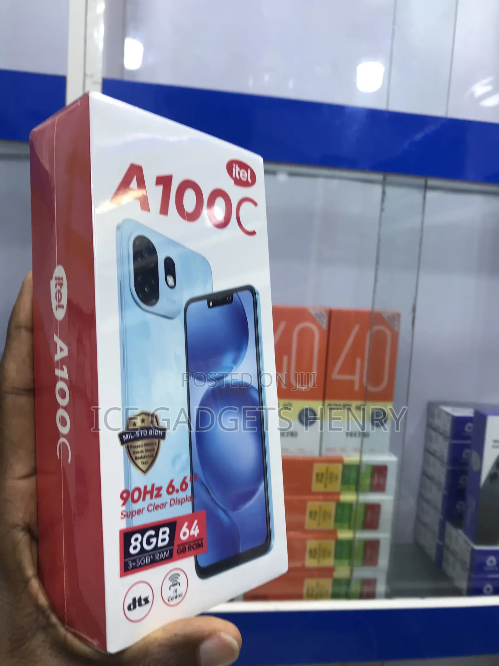 New Itel A100C 64 GB Blue