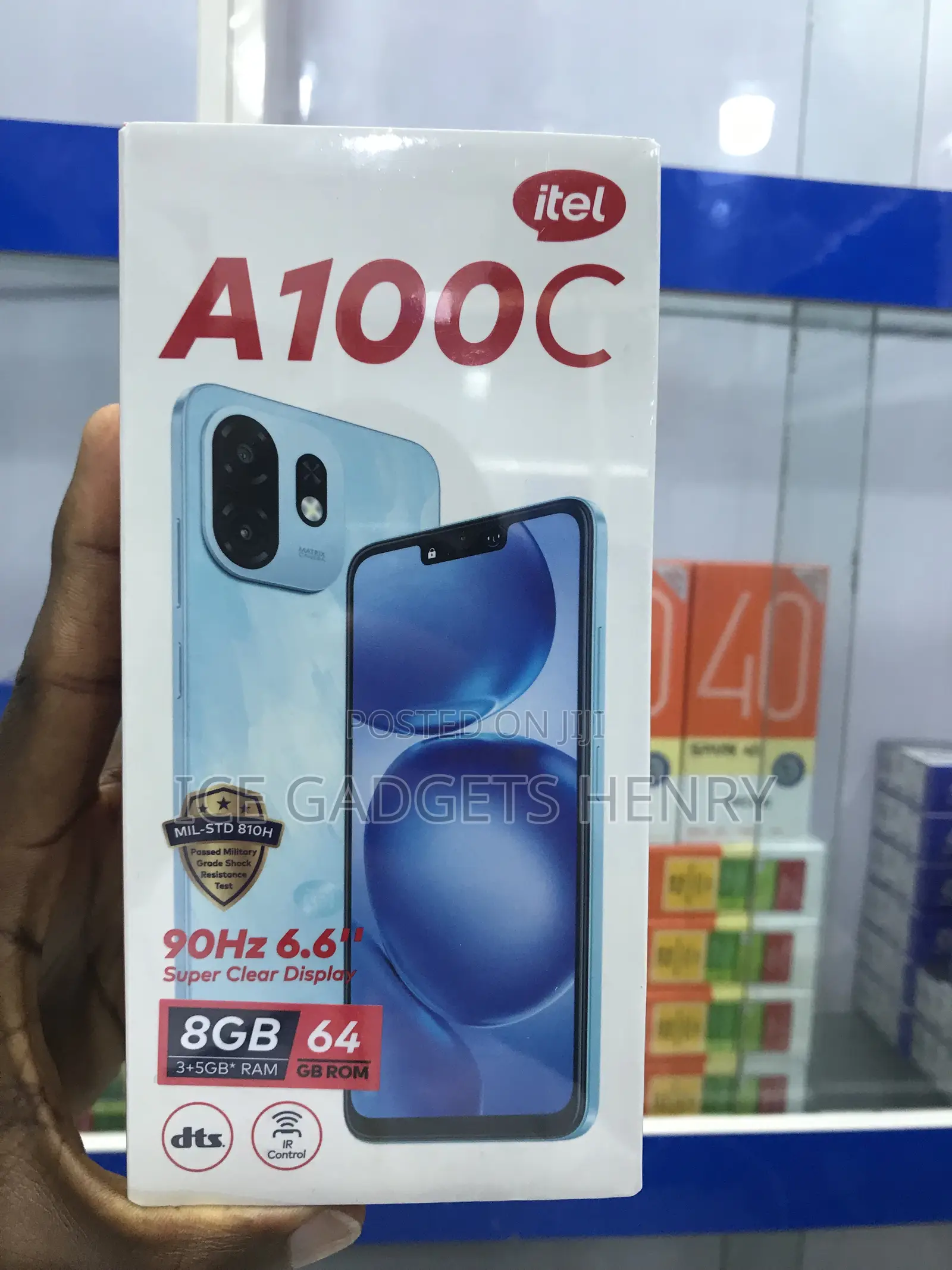 New Itel A100C 64 GB Blue