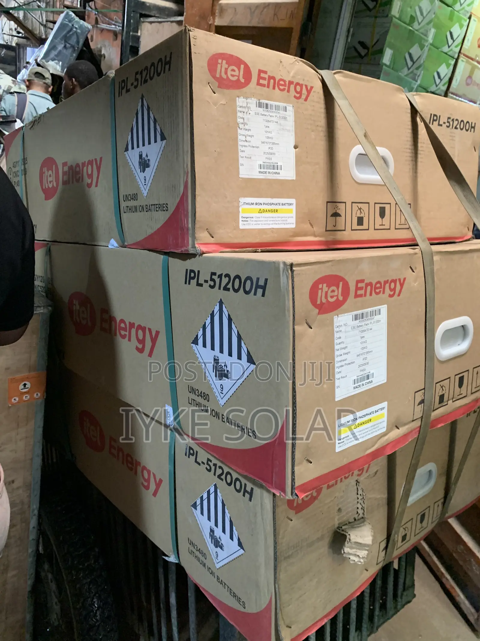 10kwh 24v Itel Lithium Ion Battery