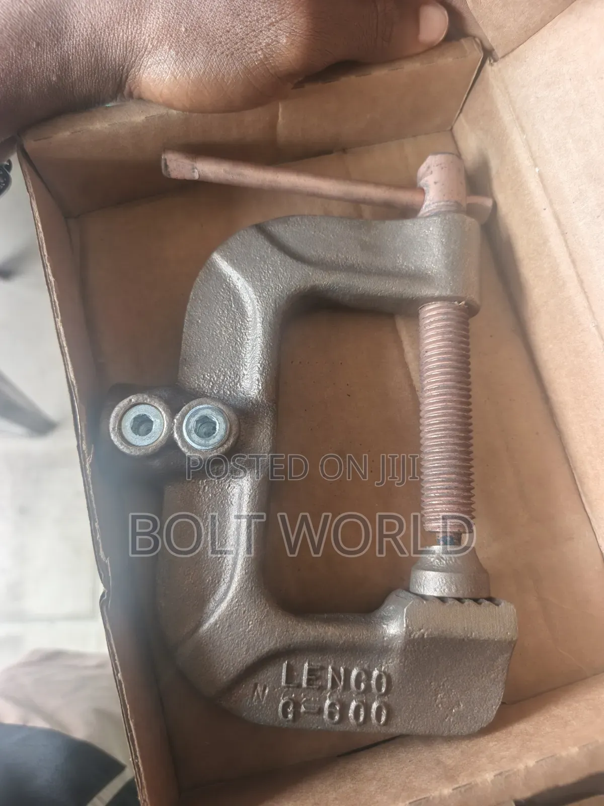 Original Brass Earth Clamp 4"