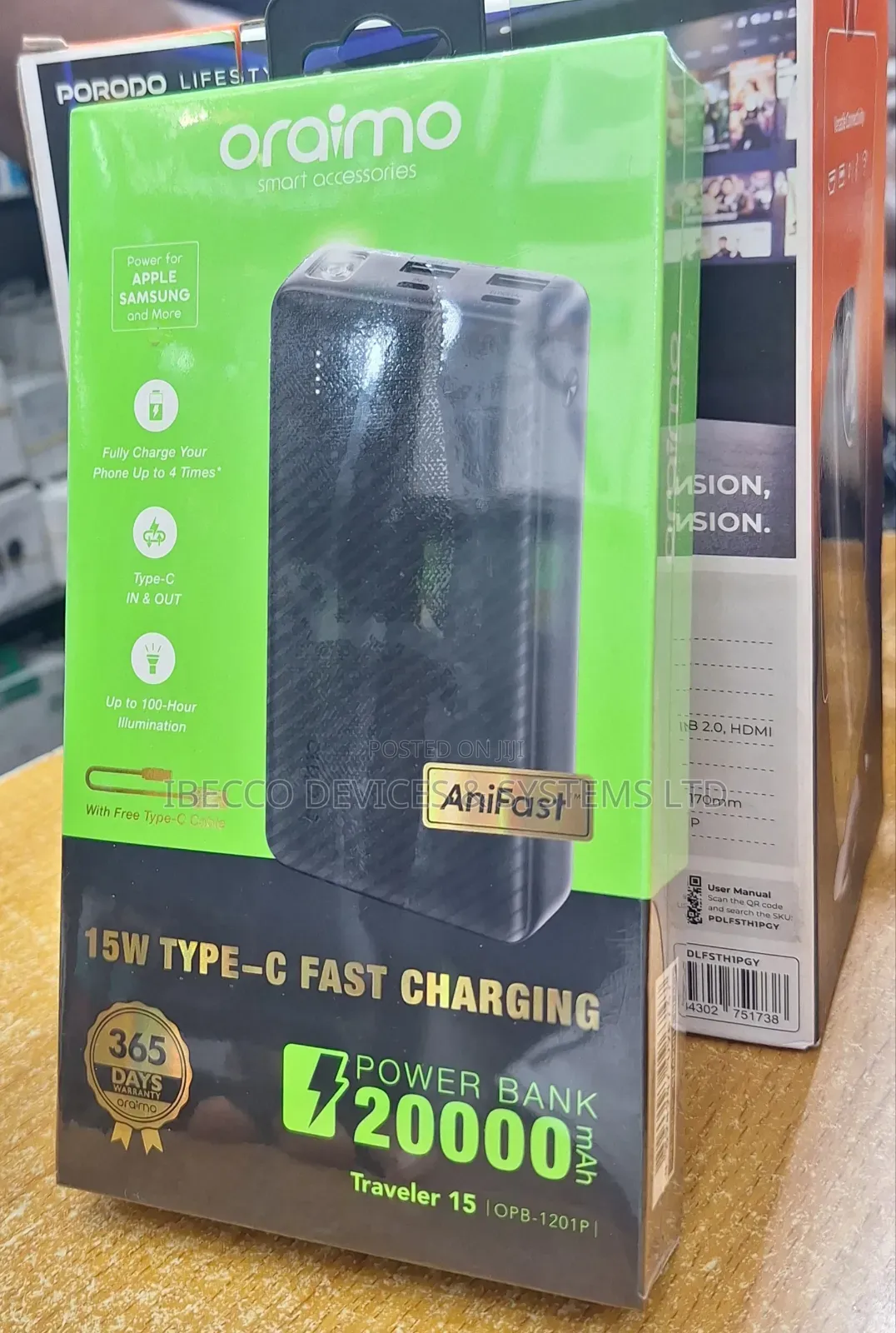 Oraimo by Anifast Power Bank