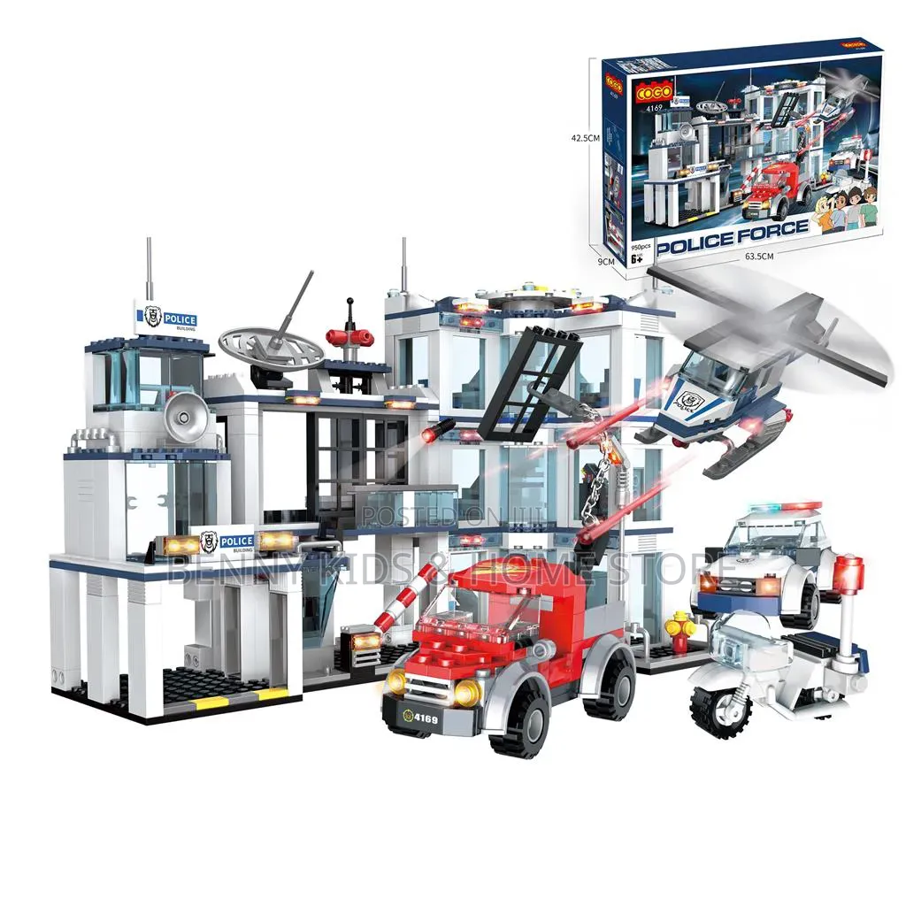 950pcs Police Force Assembler