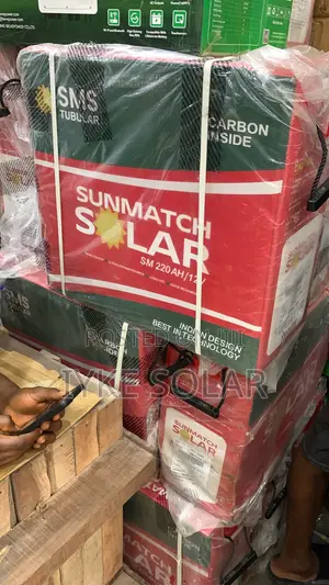 220ah 12v SMS Sunmatch Tubular Battery
