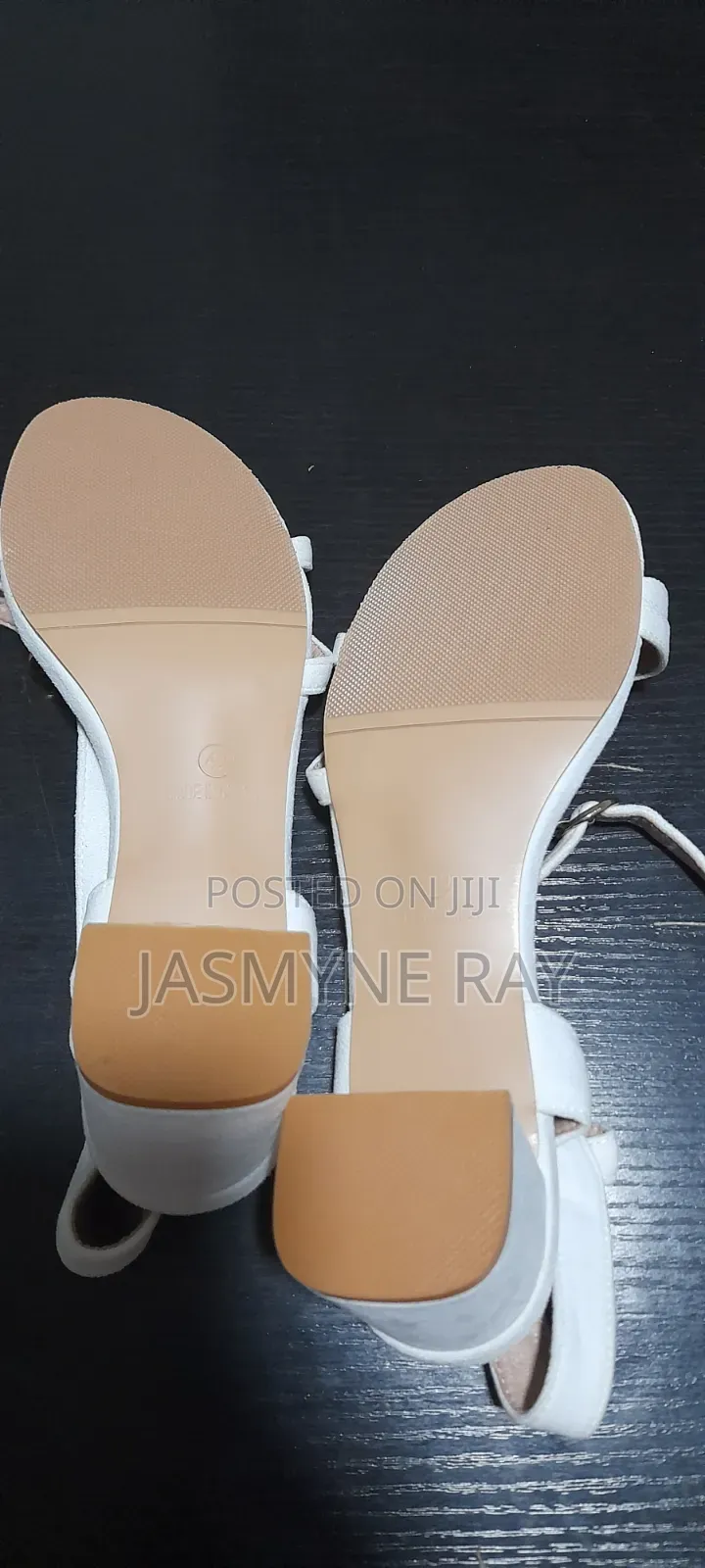 Classy White Heels Size 42