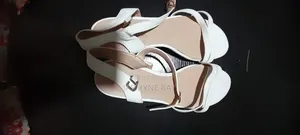 Classy White Heels Size 42