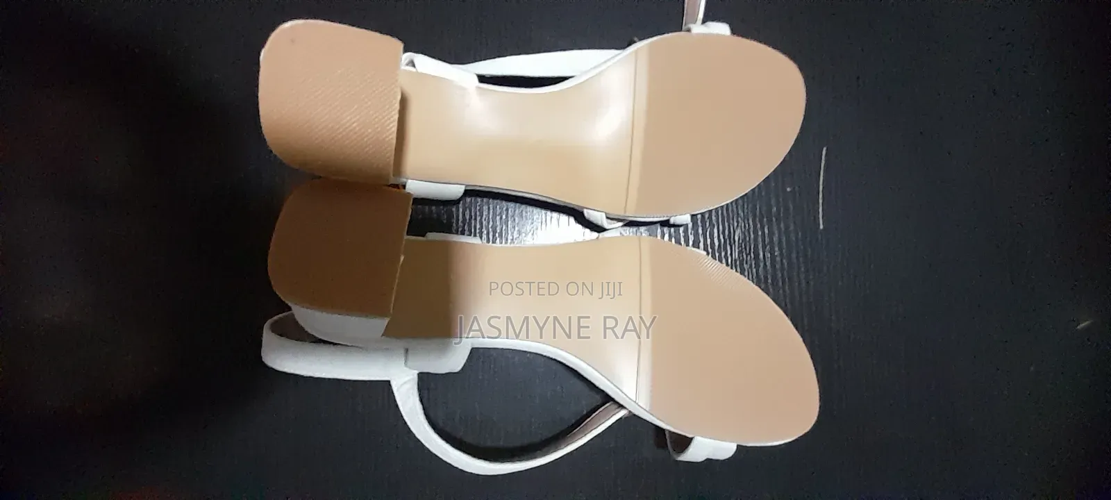 Classy White Heels Size 42
