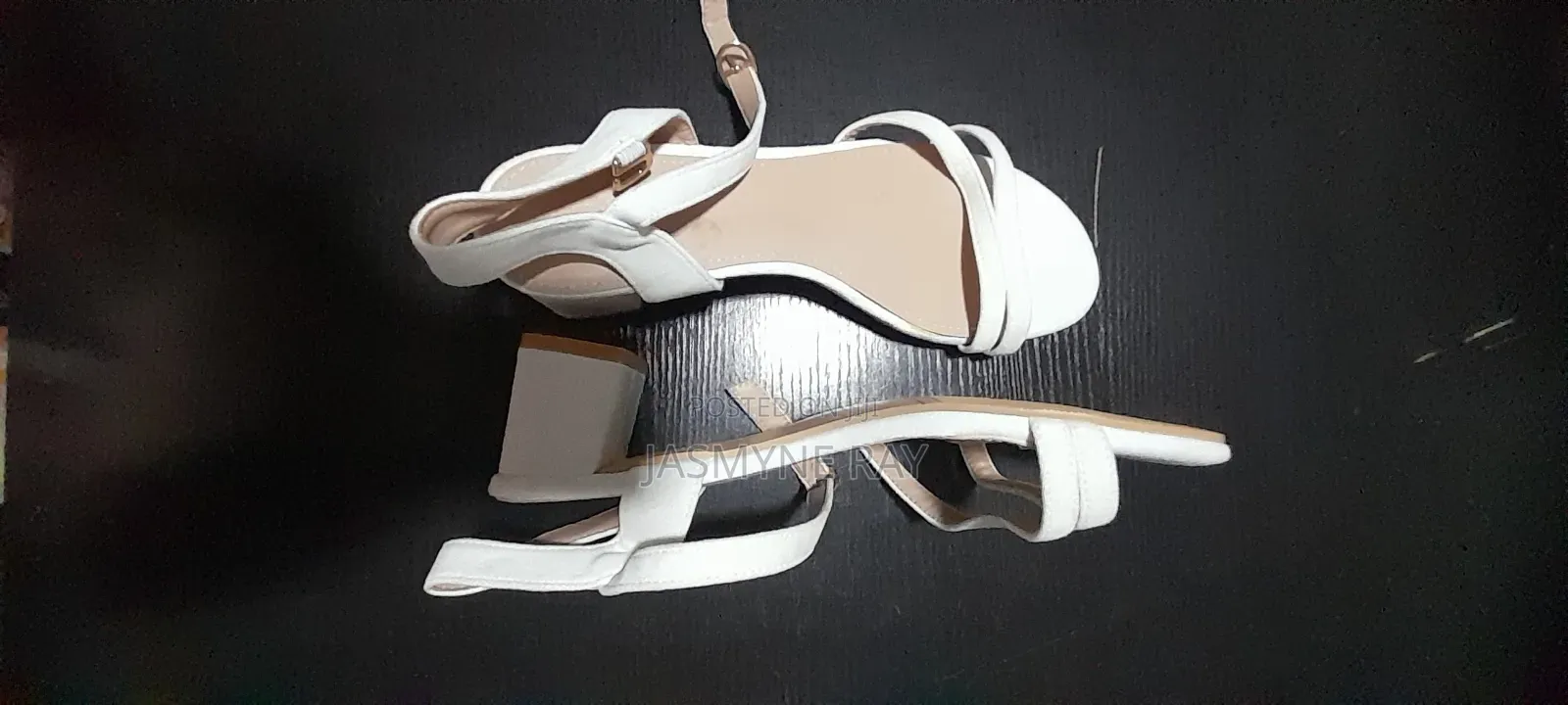 Classy White Heels Size 42