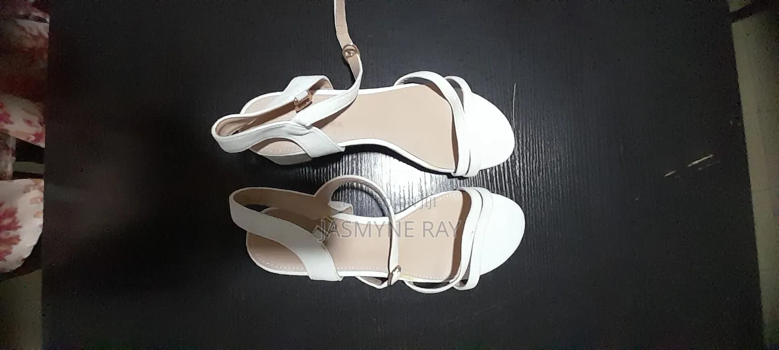 Classy White Heels Size 42