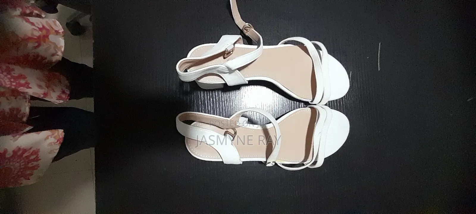 Classy White Heels Size 42