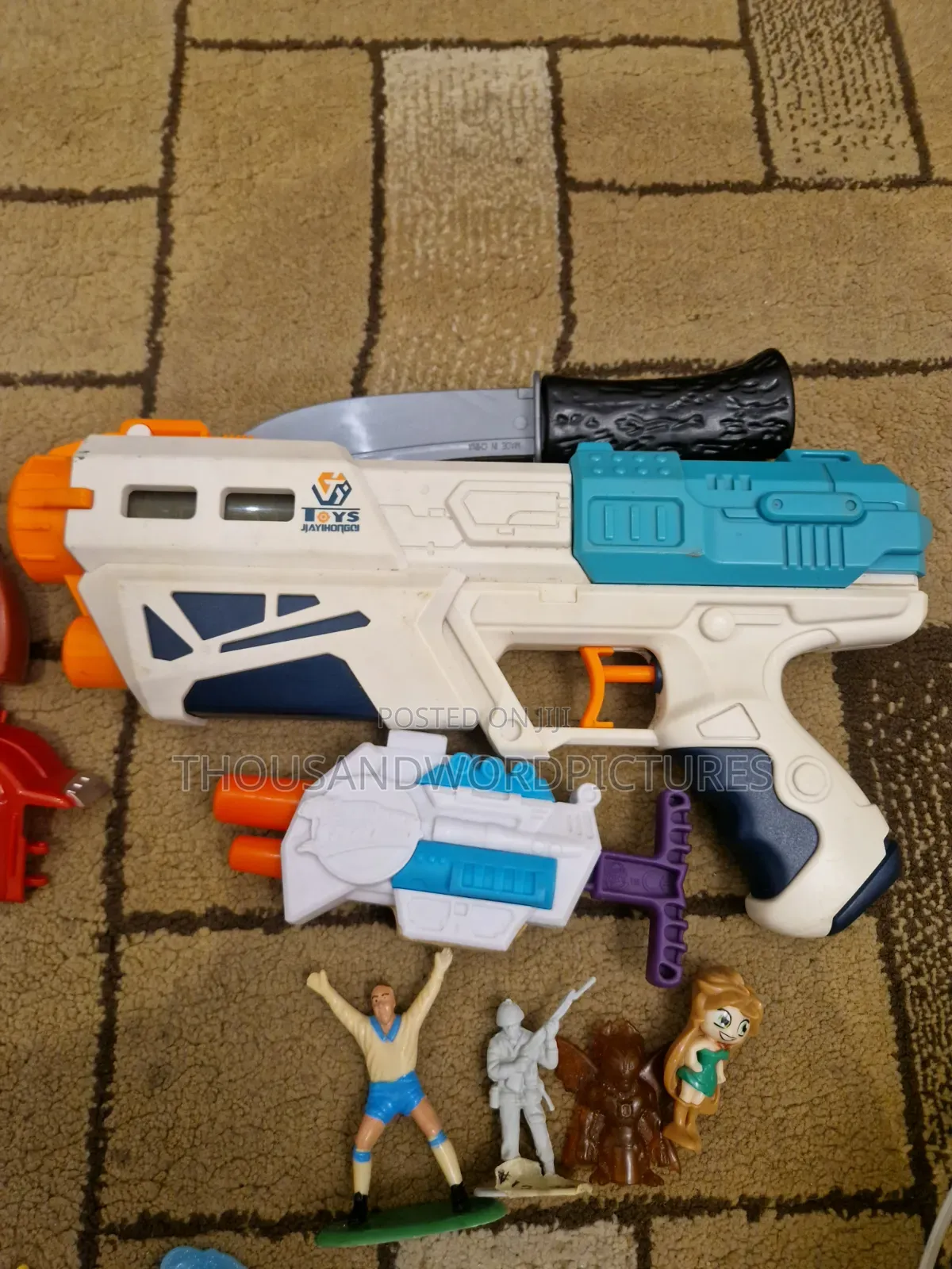 Premium Action Figure, Toy Gun Building Blocks Bundle