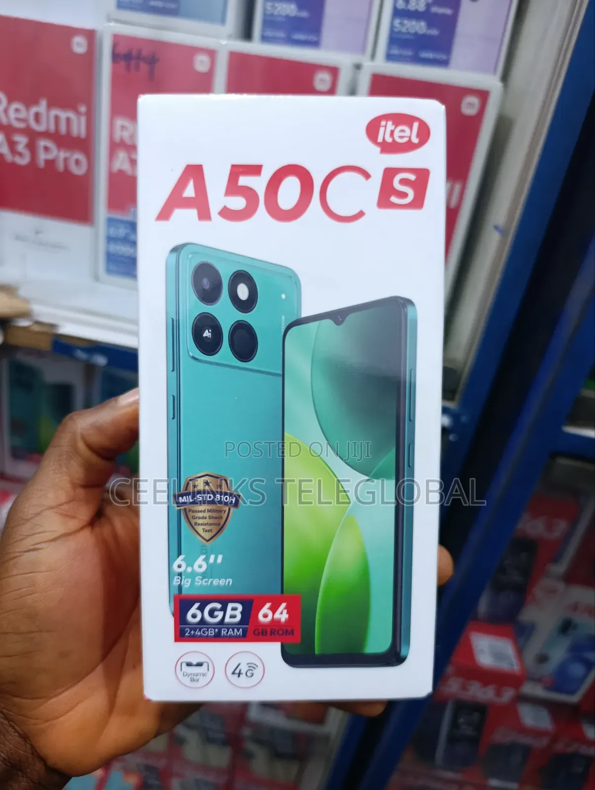 New Itel A50C 32 GB Blue