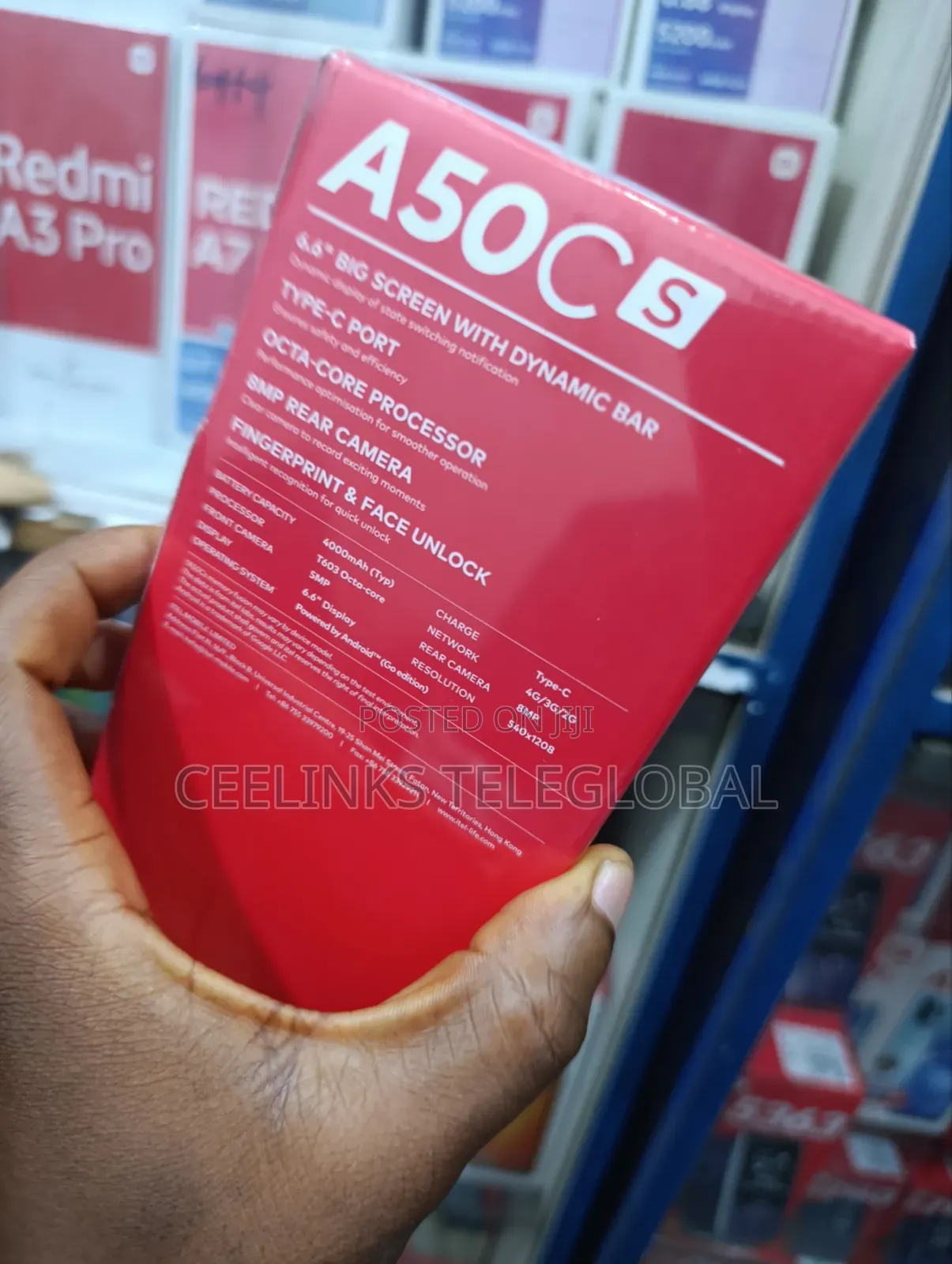 New Itel A50C 32 GB Blue
