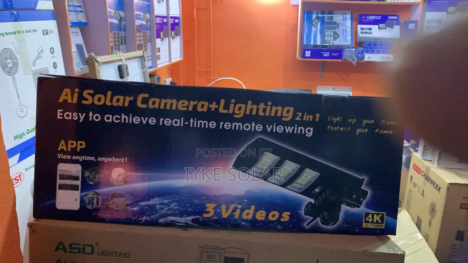 Ai Solar Camera+ Lighting 2 in 1