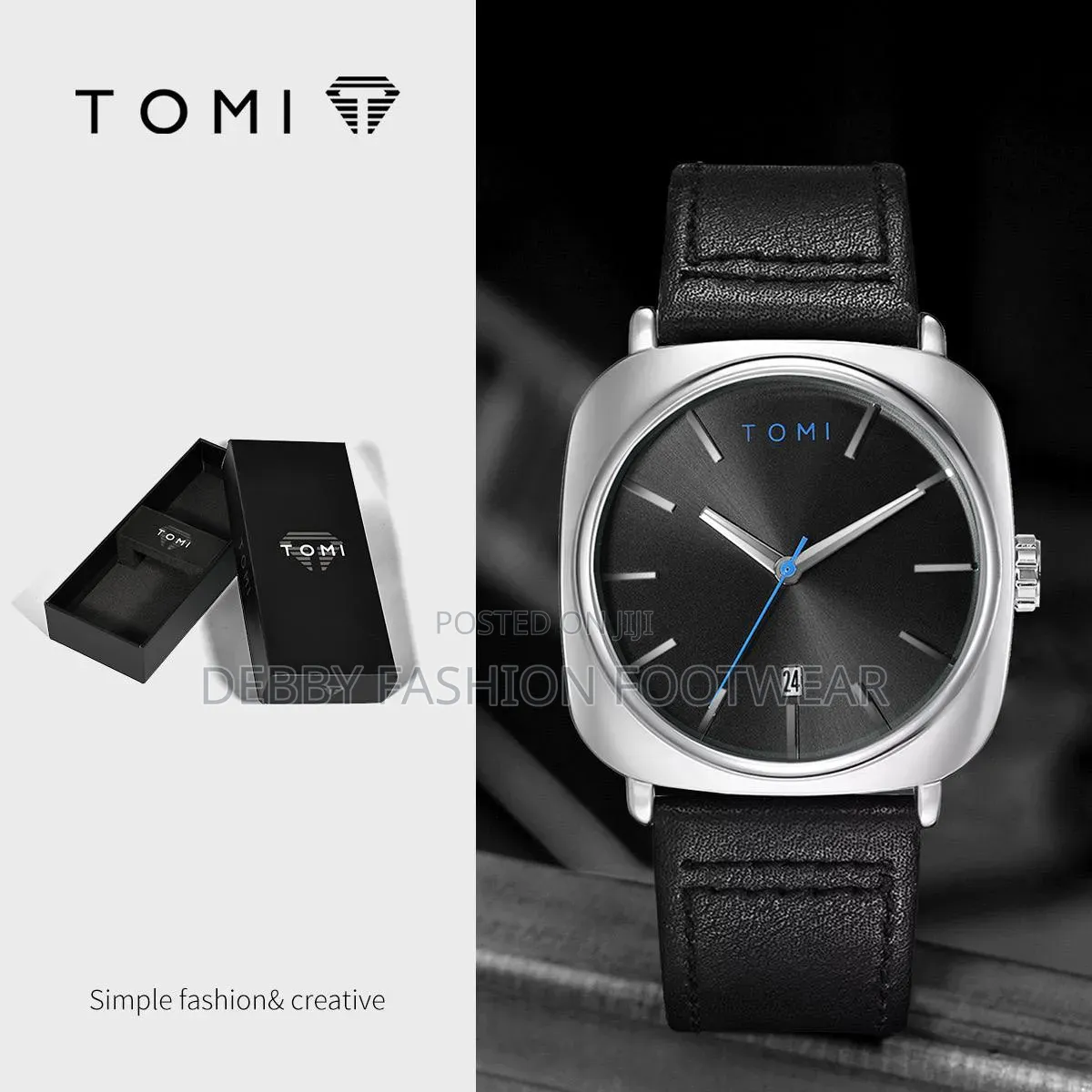 Tomi Leather Watch Branded Box