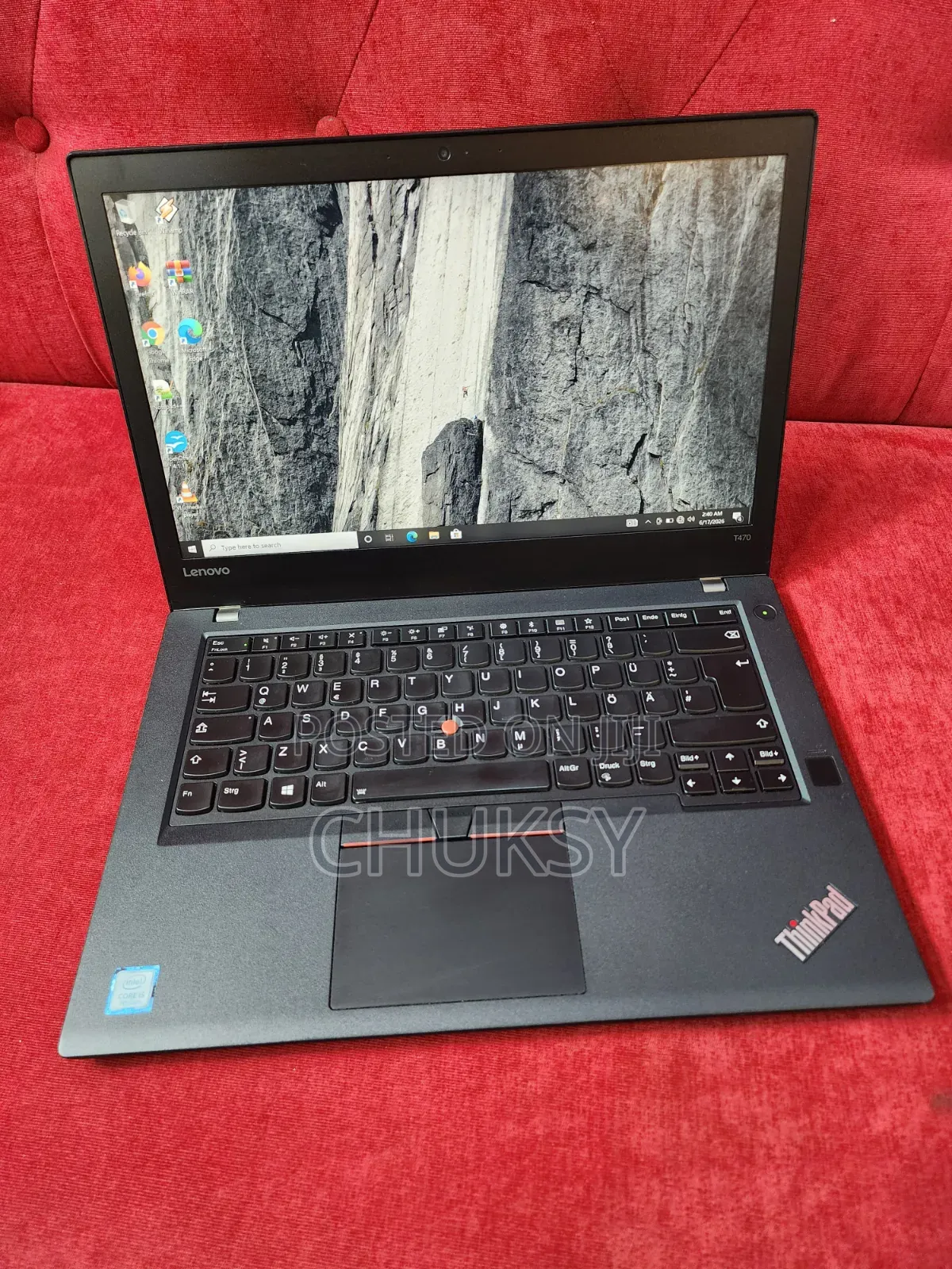Laptop Lenovo ThinkPad T470 8GB Intel Core i5 SSD 256GB