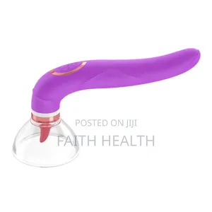 Premium Vacuum Suction Massager With Tongue Stimulation (Rechargeable)