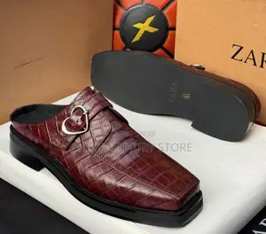 Zara Quality Luxury Men Genuine Leather Half Shoe