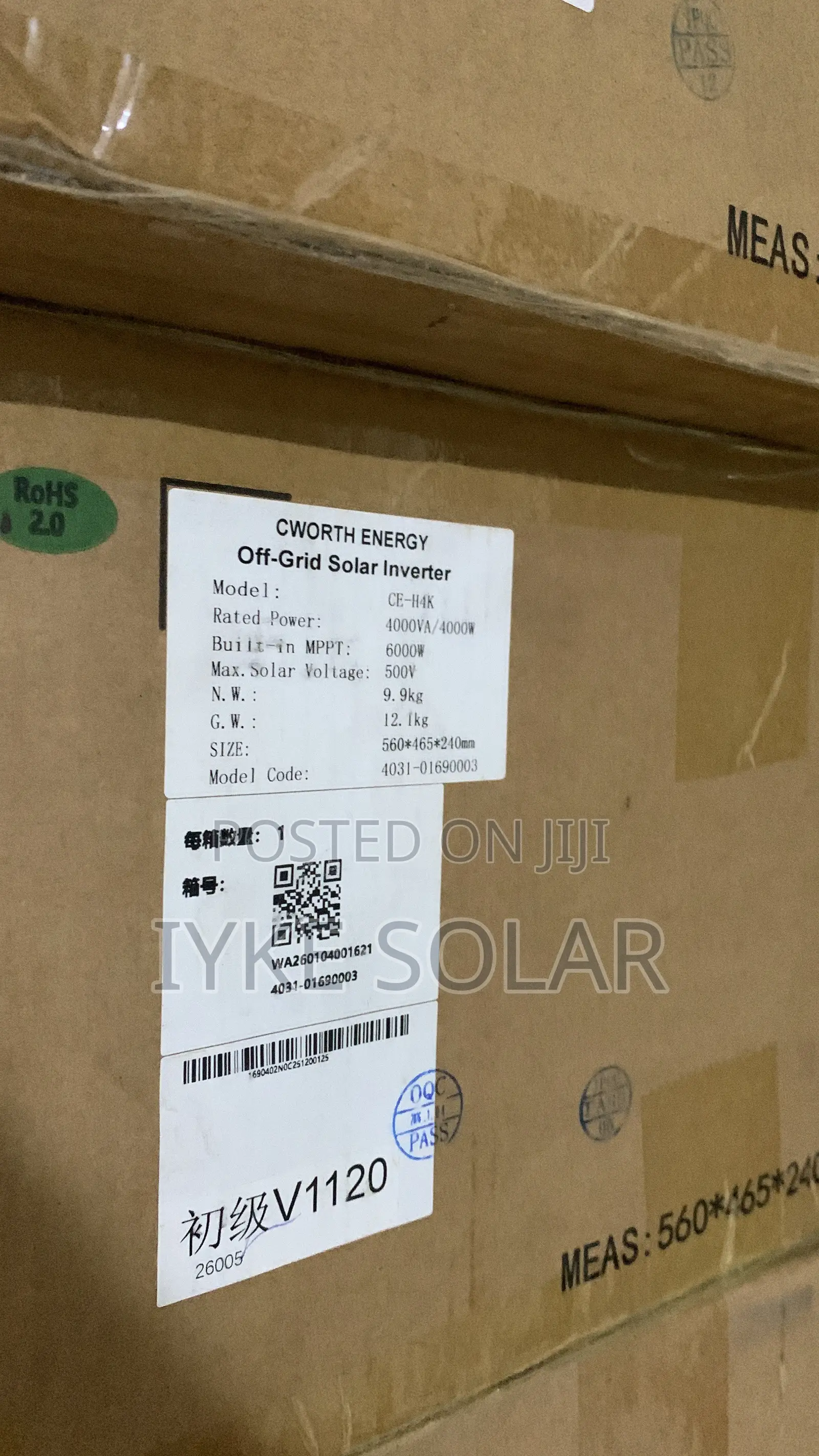 4kva Cworth Energy Hybrid Inverter